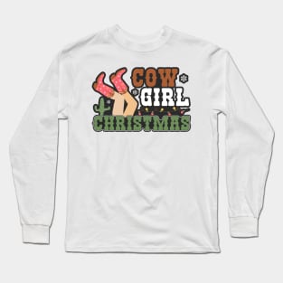 Cowgirl Christmas Long Sleeve T-Shirt